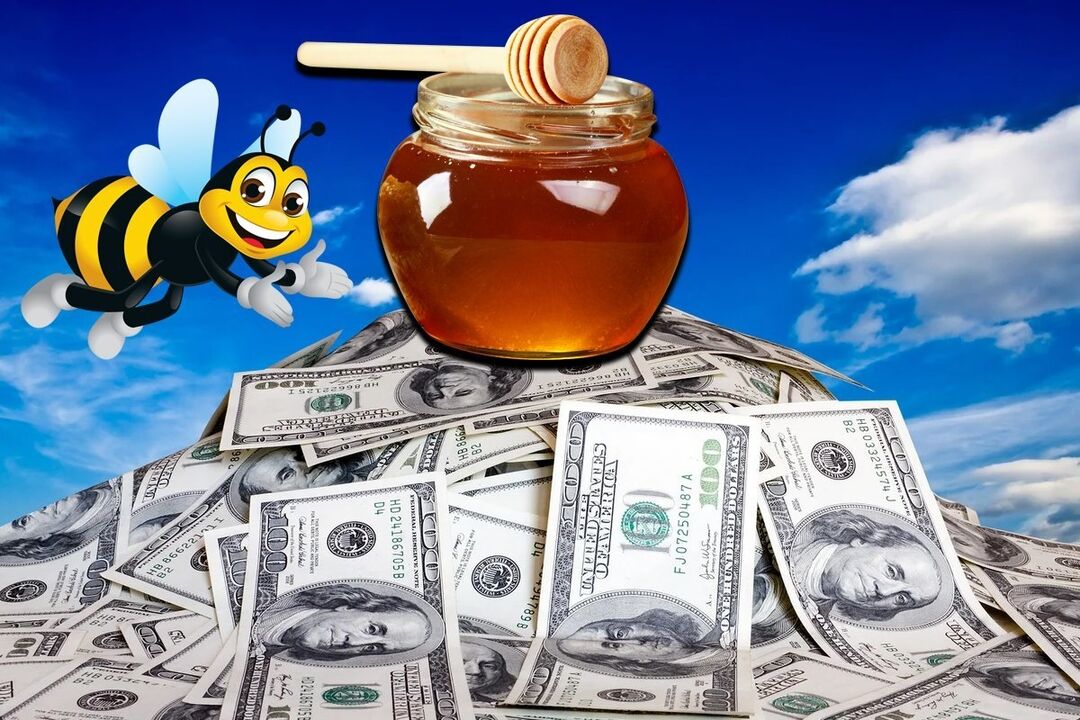 fattura del miele per attirare denaro