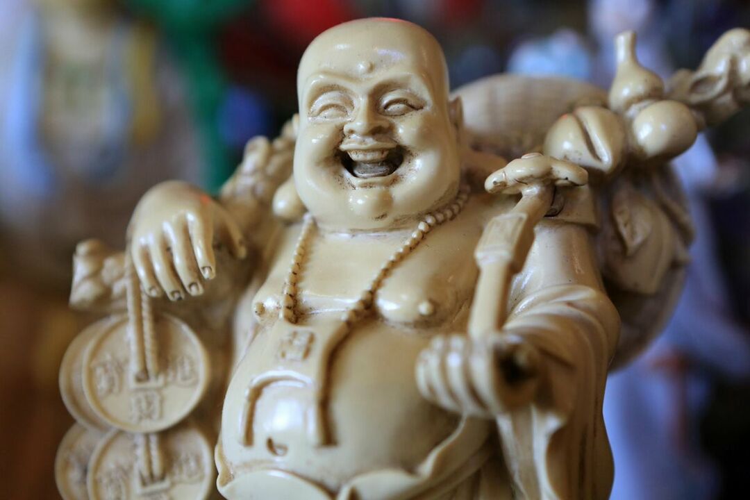 amuleto della salute e del benessere della famiglia - Buddha che ride
