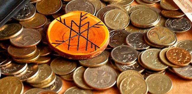talismano di denaro runico